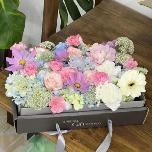 Box hoa hình chữ nhật